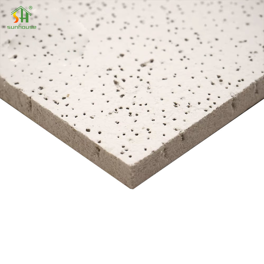 595x595mmx14mm Mineral Fibre Ceiling Tiles Fire Rated Acoustic Panels For Office Interior