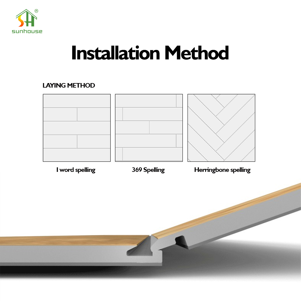 15mm SPC Click Flooring with Thermal Resistance 0.038㎡K/W and Sound Absorption 20db/21db for Modern Indoor Spaces