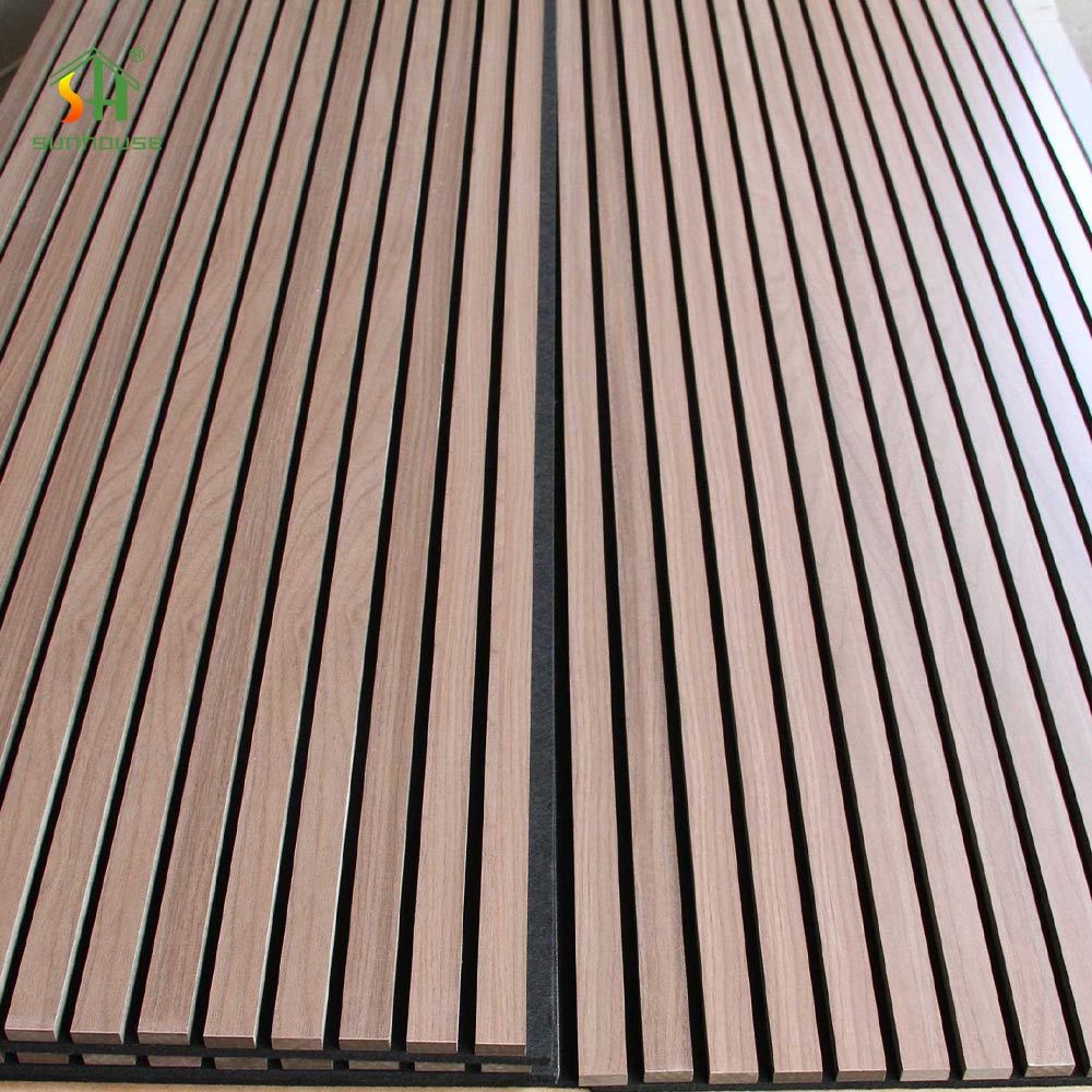 New Arrivals Office Studio Akupanel Wooden Slatted Sound Absorbing Proofing Boards Wood Slat Wall