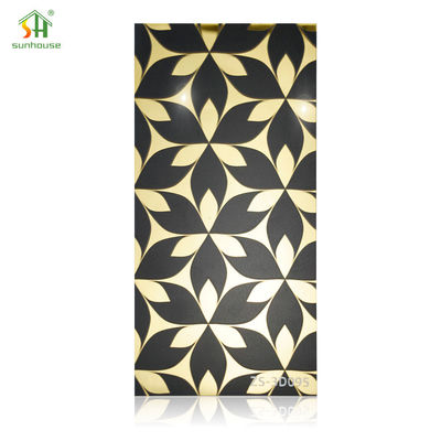 5D カスタムアクリル壁パネル マルブル効果 壁カバー 1220x2440mm